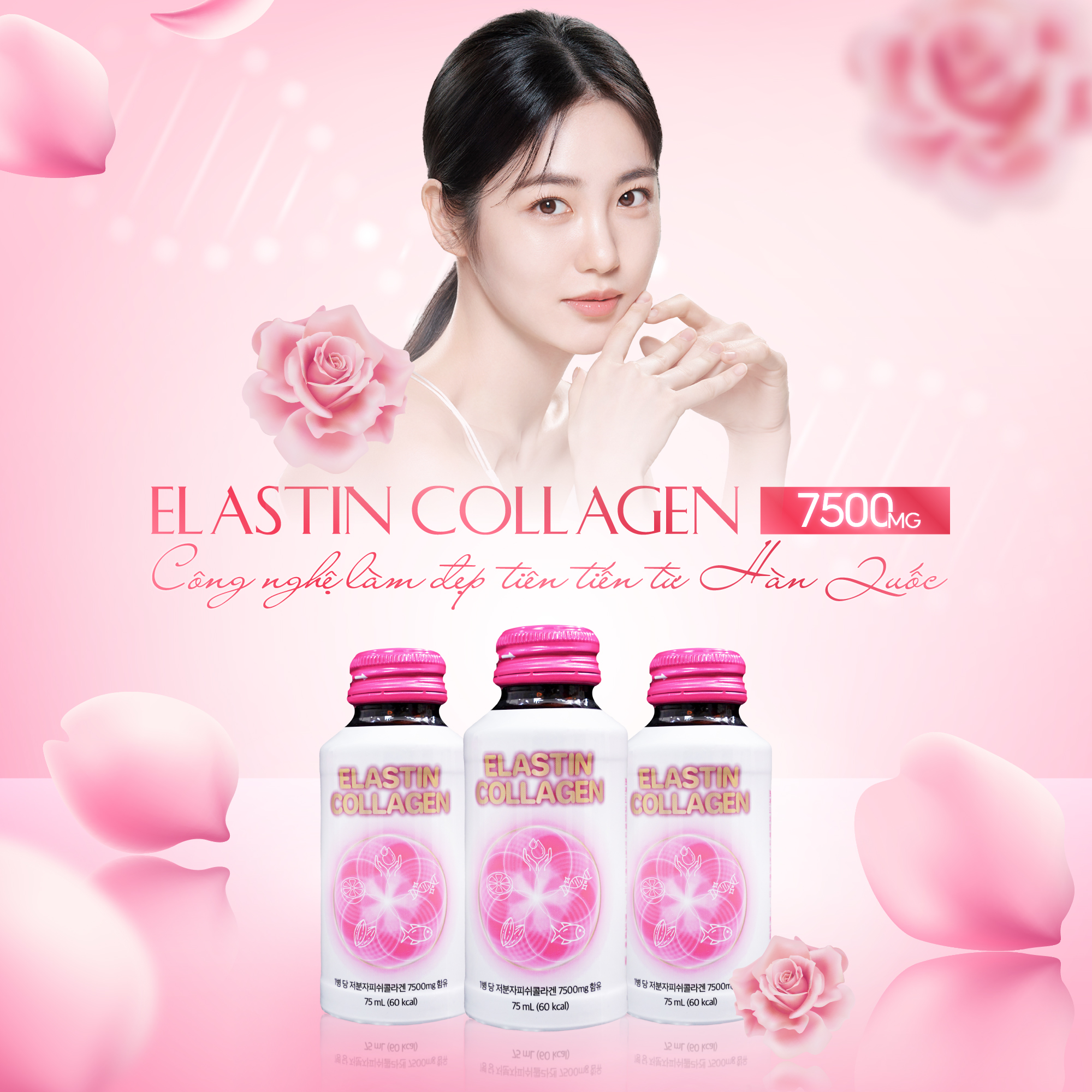 Collagen Elastin 7500mg Hàn Quốc Chính Hãng