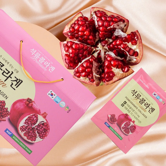 Nước Uống Collagen Lựu Đỏ Hàn Quốc Hộp 20 gói x 50ml