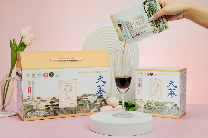 NƯỚC HẮC SÂM ĐÔNG TRÙNG HẠ THẢO HÀN QUỐC 20 GÓI – GIẢI PHÁP BỒI BỔ SỨC KHỎE TIỆN LỢI