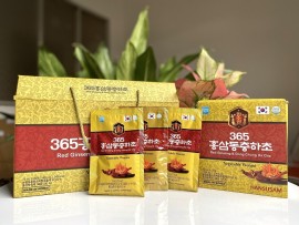 NƯỚC HỒNG SÂM ĐÔNG TRÙNG HẠ THẢO HÀN QUỐC HỘP 20 GÓI X 70ML, NHẬP KHẨU CHÍNH HÃNG