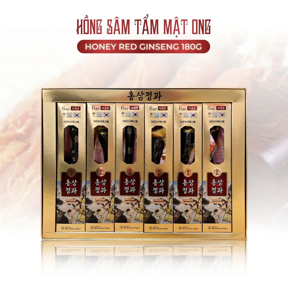 sâm củ tẩm mật ong ông tiên 180g